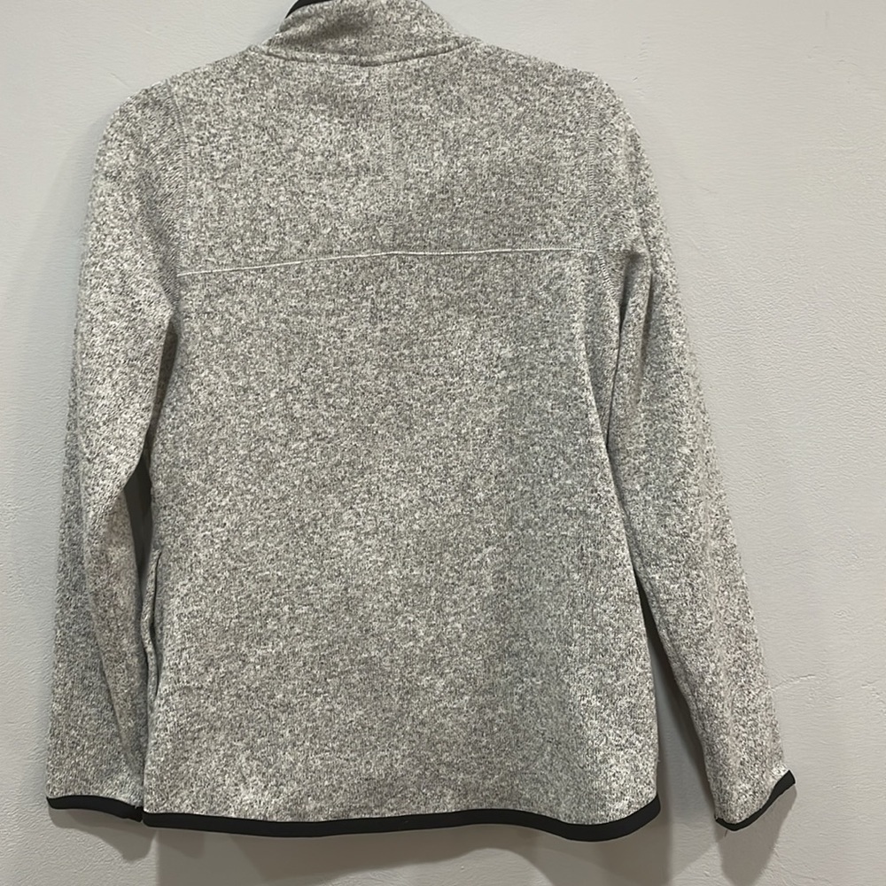 Nike Sportswear Full Zip Fleece Long Sleeve Jacket Size Medium Heather Gray - Picture 5 of 5